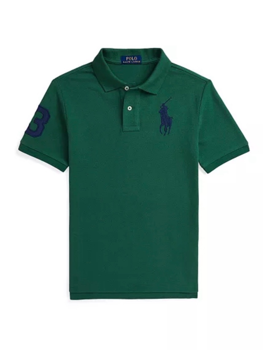 Polo Ralph Lauren Classic Green Polo with Navy Logo